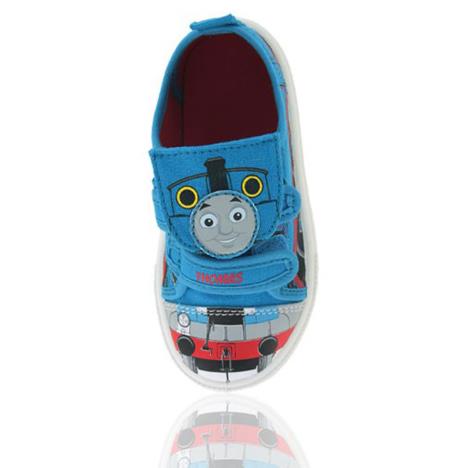 Thomas & Friends Velcro Canvas Plimsoll Trainers Extra Image 1